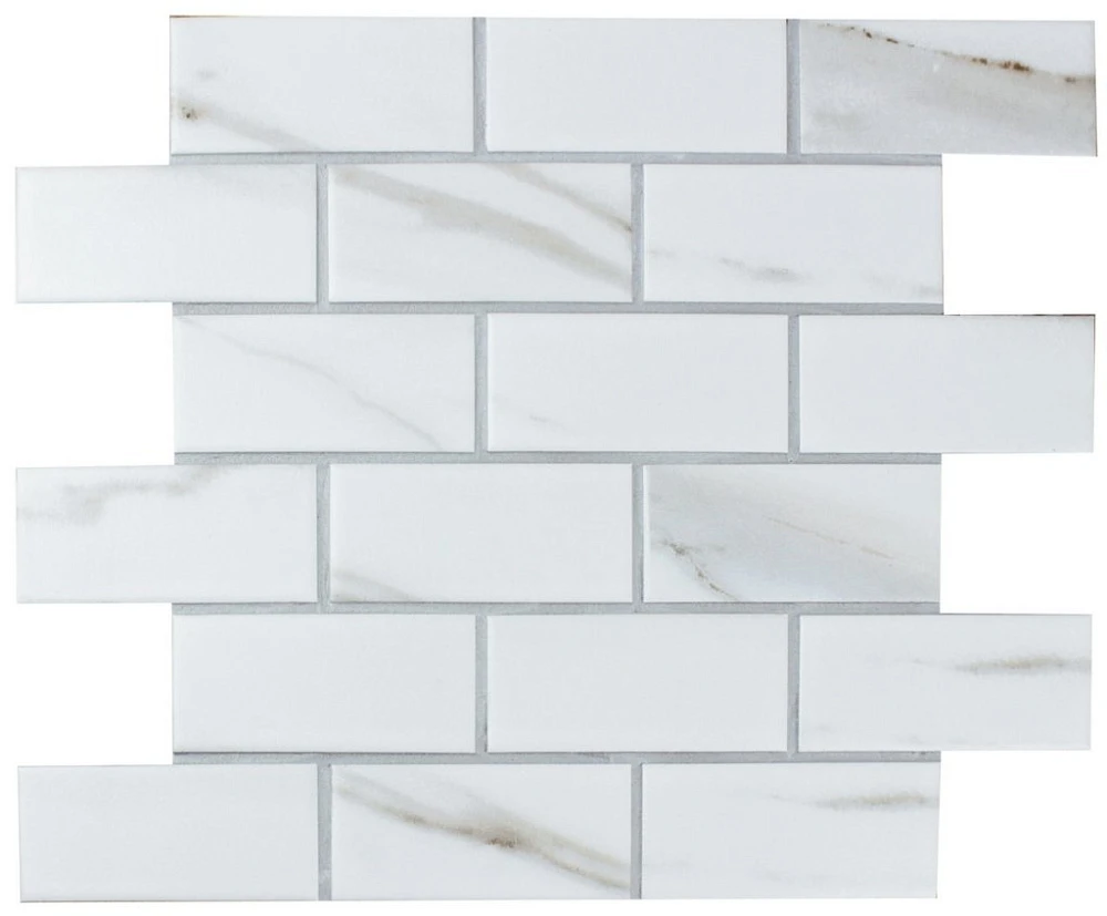 Мозаика Bonaparte Brick Calacatta Gold 28.8x29.2 см
