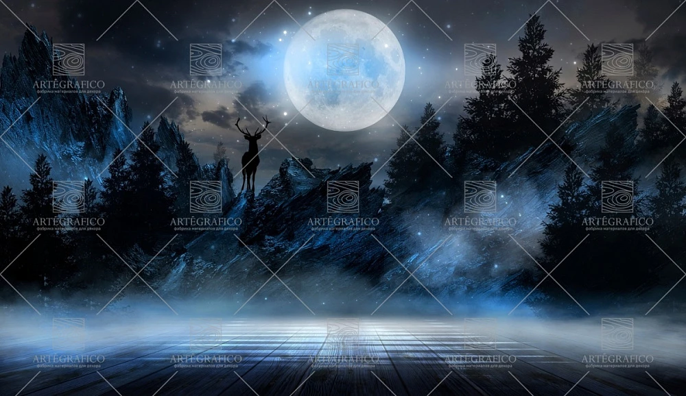 Фреска Artegrafico Moon Night AG-MN-002