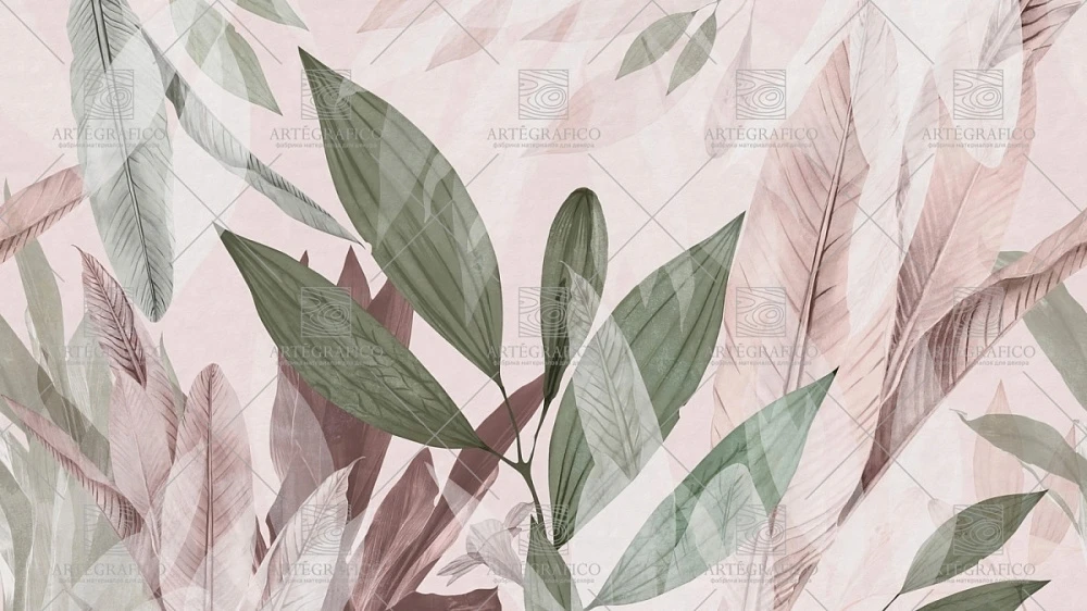 Фреска Artegrafico Tropical Leaves AG-TL-007