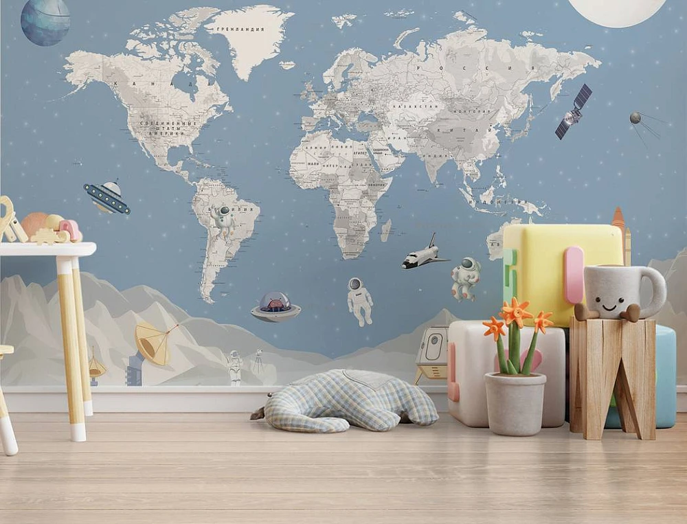 Фреска Artegrafico Childish map AG-CLM-016