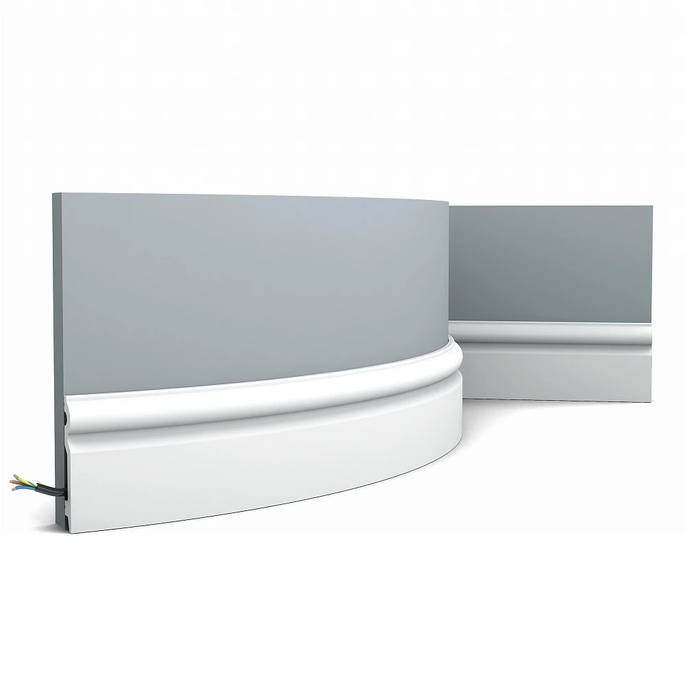 Гибкий плинтус Orac Decor (2000x99x15) Белый SX137F